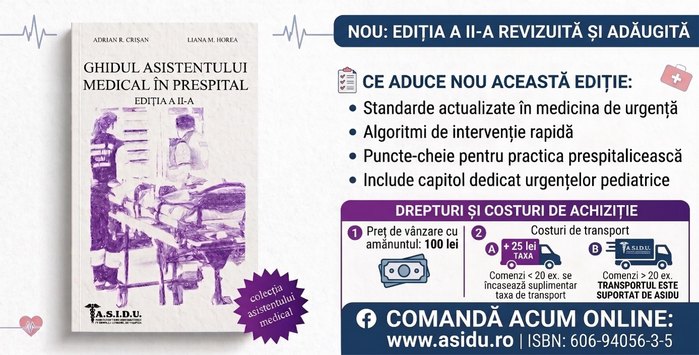 Ghidul Asistentului Medical în Prespital - Ediția a II-a revizuită și adăugită